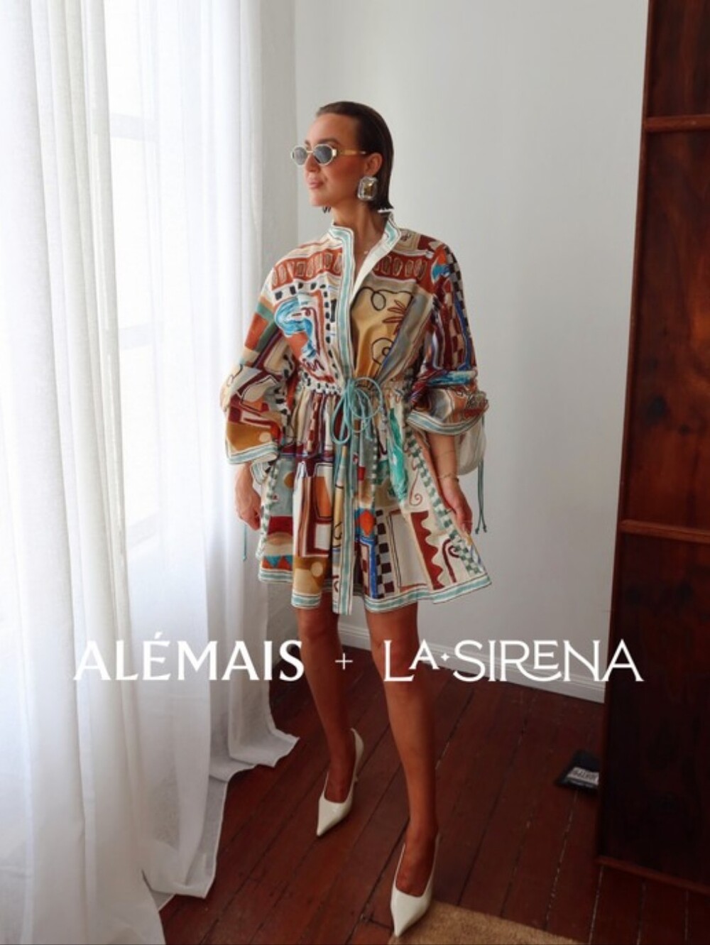New Alemais x La. Sirena Exclusive Michelle Mini Dress Size 8US/12AUS - Picture 3 of 12